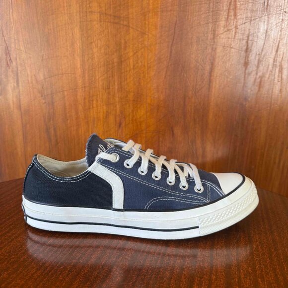 Converse Chuck 70 Low Archival Stripes - Navy - A07443C - Mens 9.5 - Womens 11.5 - Picture 3 of 10